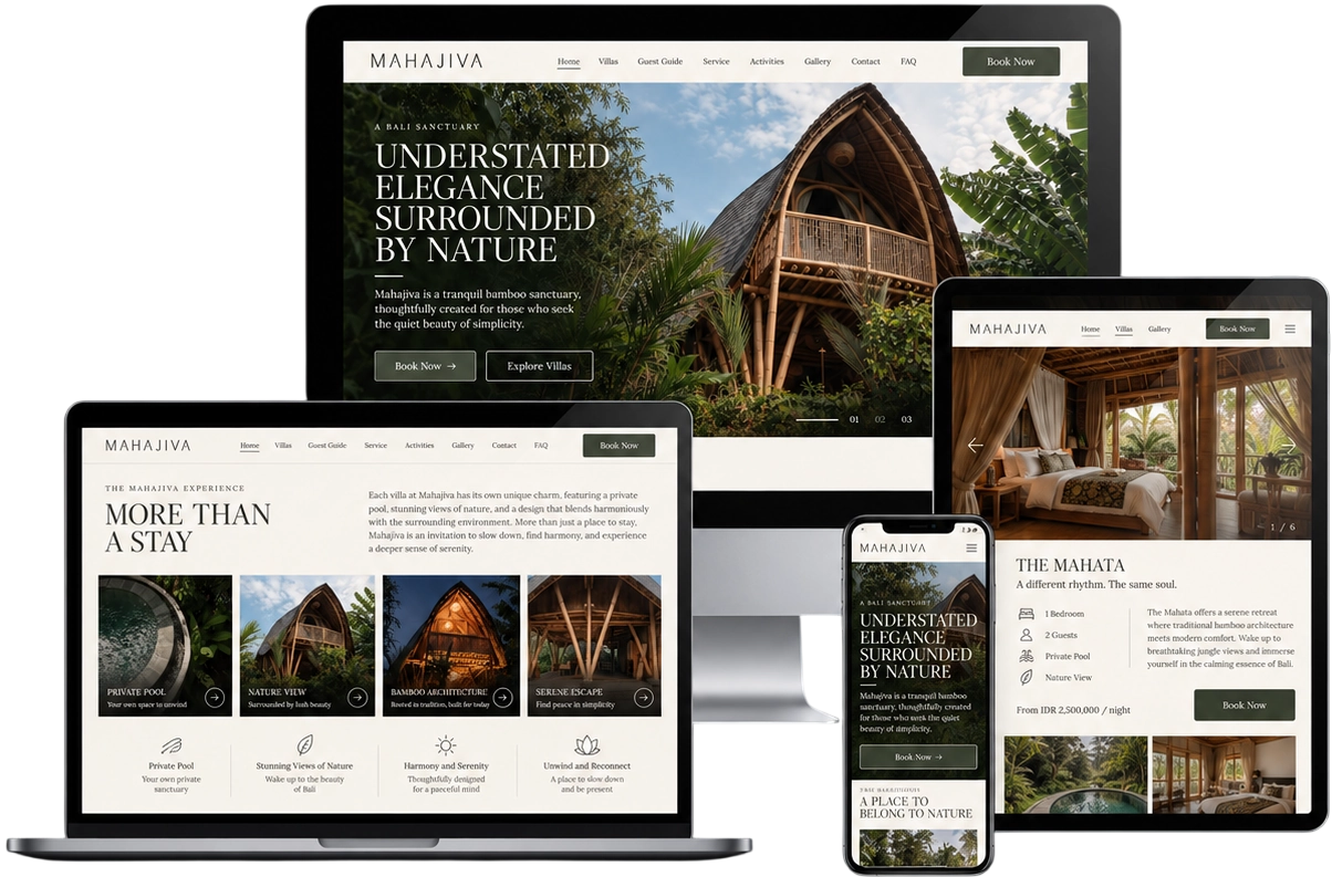 Contoh mockup desain website responsive DigjayaDigital
